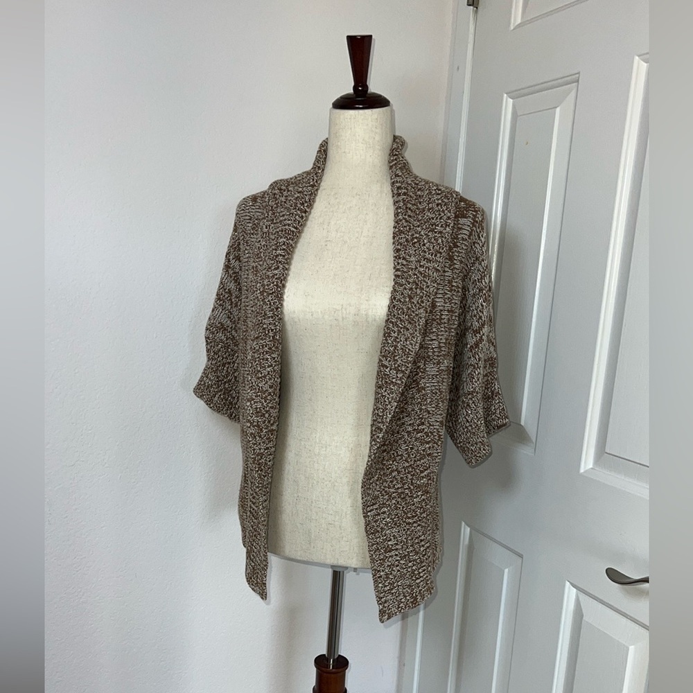 Chico's Brown Chunky Knit Cardigan‎ Sweater